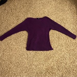 Purple Knitted Longsleeves Top /Sweater